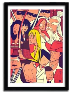 Affiche Kill Bill Par Ale Giorgini
