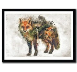 Affiche Kitsune Par Barrett Biggers