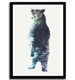 Affiche Mist Bear Par Barrett Biggers