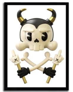 Affiche Reddevil Pimpskull Par Theodoru