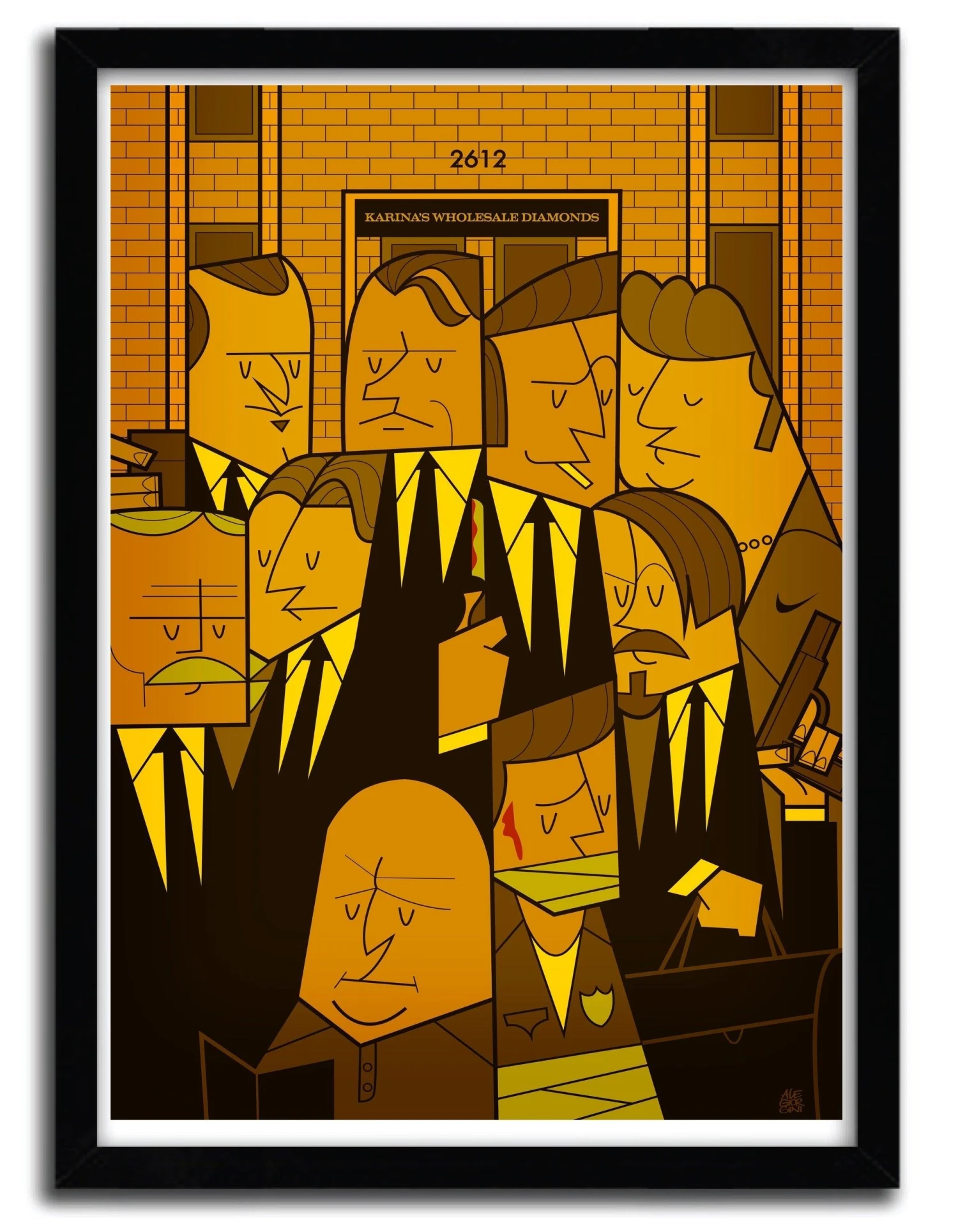 Affiche Reservoir Dog Par Ale Giorgini 1 Affiche Reservoir Dog Par Ale Giorgini
