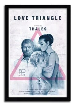 Affiche Thales Par FISTS ET DES LETTRES