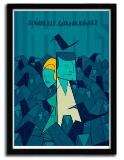 Affiche The Birds Par Ale Giorgini