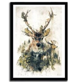 Affiche The Deer Par Barrett Biggers