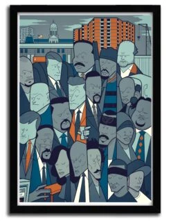 Affiche The Wire Par Ale Giorgini