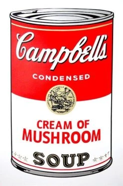 Campbell's Soup Can - Cream Of Mushroom Print By Andy Warhol