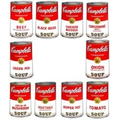 Campbell's Soup Can Portfolio Print By Andy Warhol