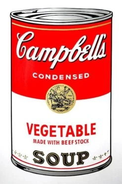 Campbell's Soup Can - Vegetable Print By Andy Warhol
