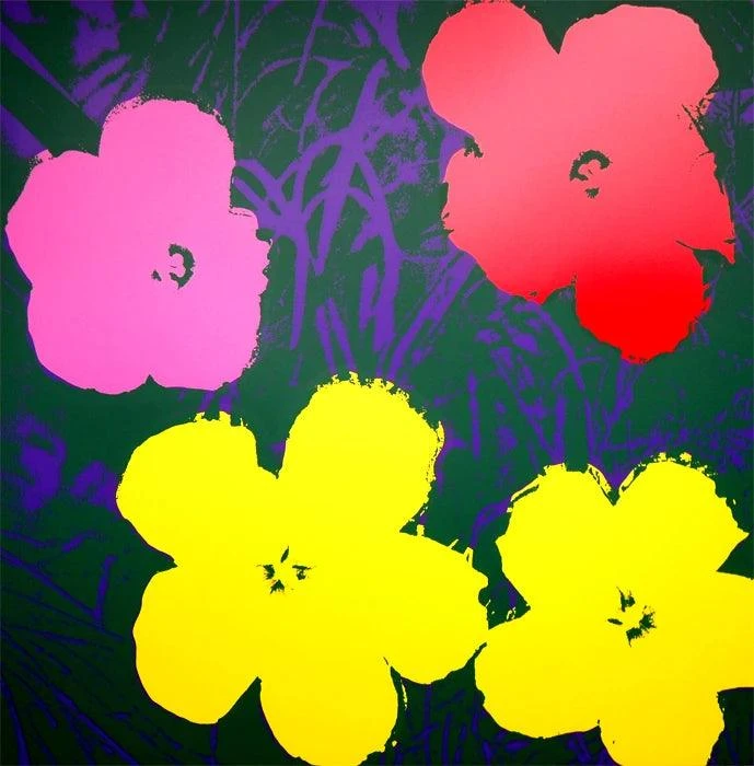 Flowers 11.65 Art Print By Andy Warhol 1 Flowers 11.65 Art Print By Andy Warhol