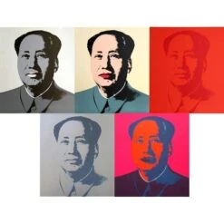 Mao Portfolio Print By Andy Warhol