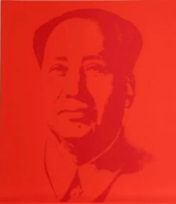 Mao Red Art Print By Andy Warhol