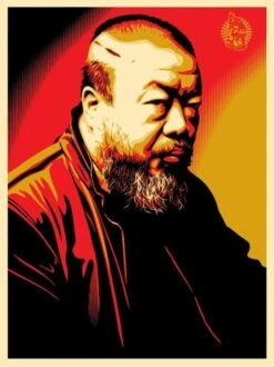 Print AI WEIWEI X COST OF EXPRESSIONby SHEPARD FAIREY Alias OBEY