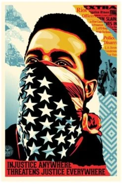Print AMERICAN RAGE By SHEPARD FAIREY Alias OBEY