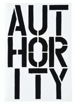 Print Authority By Christopher Wool
