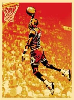 Print BULLS // MICHAEL JORDAN X FAIREY X UPPER DECK