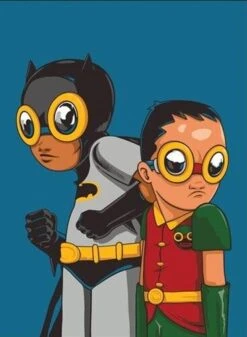 Print DYNAMIC DUO By Hebru Brantley