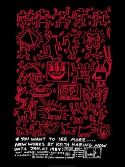 Print If You Want To See More.... 1984 Bykeith Haring
