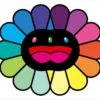 Print MULTICOLOR DOUBLE FACE: BLACK By TAKASHI MURAKAMI