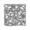 Print Party Of Life Invitation Bykeith Haring