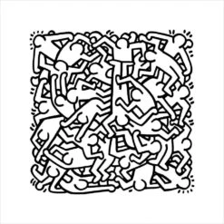 Print Party Of Life Invitation Bykeith Haring