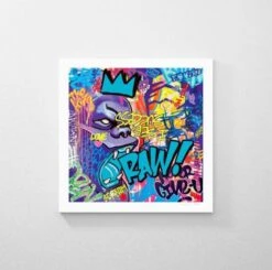 Print RAW ! Blue By Richard Orlinski -Artistes Promos Magasin Print RAW Blue by Richard Orlinski ArtAndToys 3352