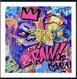 Print RAW ! Pink By Richard Orlinski