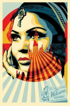 Print TARGET EXCEPTIONS By SHEPARD FAIREY Alias OBEY