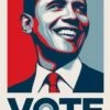 Print VOTE OBAMA By SHEPARD FAIR