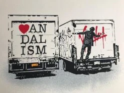 Print Vandalism Truck White By NICK WALKER