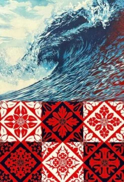 Print WAVE OF DISTRESS By SHEPARD FAIREY Alias OBEY