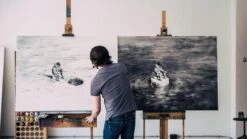 Print YIN-YANG DIPTYCH By PEJAC -Artistes Promos Magasin Print YIN YANG DIPTYCH by PEJAC ArtAndToys 3524