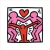 Print Family Bykeith Haring
