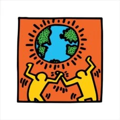 Print World Bykeith Haring