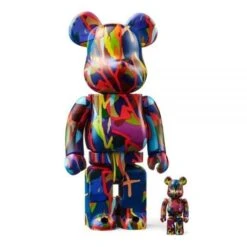 Sculpture 400+100% Bearbrick KAWS TENSION
