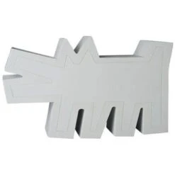 Sculpture Barking Dog Statue White By Keith Haring -Artistes Promos Magasin Sculpture Barking Dog Statue White by Keith Haring ArtAndToys 9777