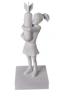 Sculpture Bomb Hugger White By BANKSY
