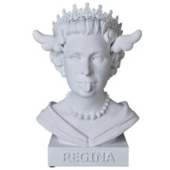 Sculpture Dog Save The Queen Bust By D*Face By D*FACE