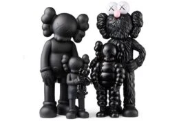Sculpture FAMILY SET BLACK By KAWS