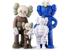 Sculpture FAMILY SET BROWN/WHITE/BLUE By KAWS