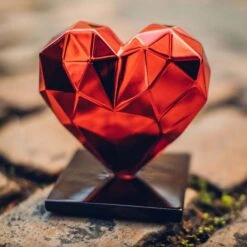 Sculpture Heart Spirit Red Edition By Richard Orlinski -Artistes Promos Magasin Sculpture Heart Spirit Red Edition by Richard Orlinski ArtAndToys 4746