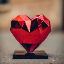 Sculpture Heart Spirit Red Edition By Richard Orlinski -Artistes Promos Magasin Sculpture Heart Spirit Red Edition by Richard Orlinski ArtAndToys 4995