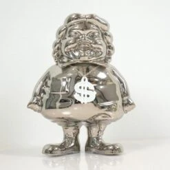 Sculpture Mc Supersized Platinum By Ron English