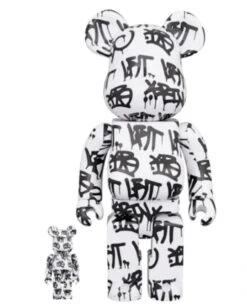 Sculpture Bearbrick 400+100%Lfyt X Krink