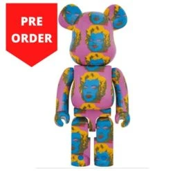 Sculpture Bearbrick1000% Andy Warhol V2 M Monroe