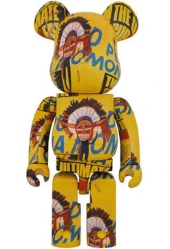 Sculpture Bearbrick1000% WARHOL X BASQUIAT V3