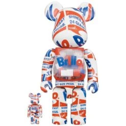 Sculpture Bearbrick400+1000% Andy Warhol Brillo 2022