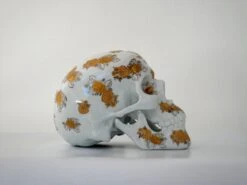 Skull Gold Flowers By NooN -Artistes Promos Magasin Skull Gold Flowers by NooN ArtAndToys 1538